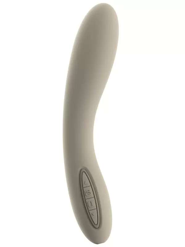 Вибромассажер Leslie с функцией подогрева, интеллектуальный режим – бежевый