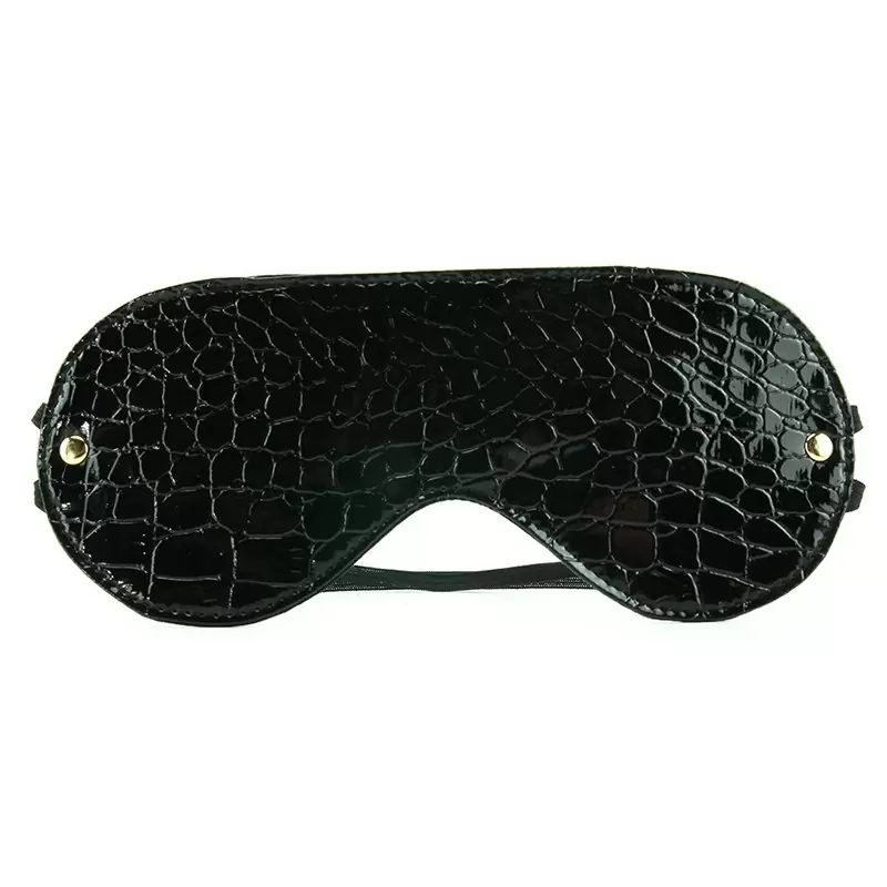 Маска Fetish Fantasy Gold черная с золотом