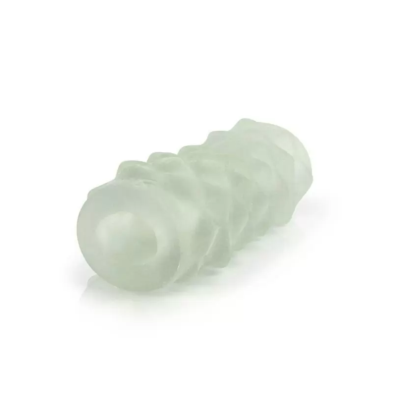 Мастурбатор двусторонний OptiMALE Reversible UltraSkyn Stroker Studs – прозрачный