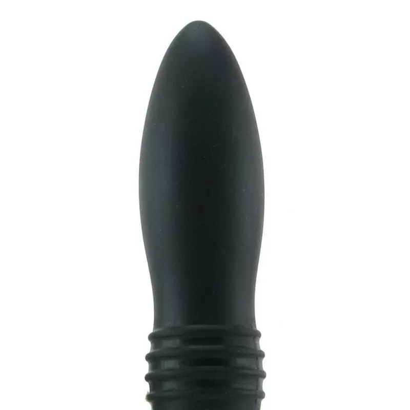 Водонепроницаемый вибратор с рельефными ребрами 10-Function Adonis Explorer – черный