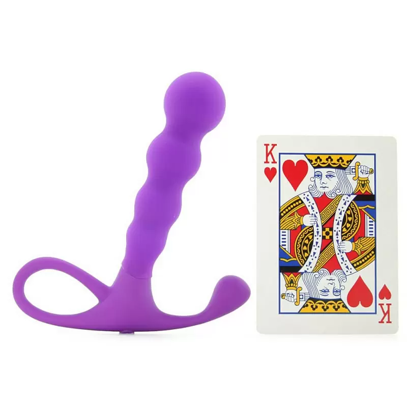 Массажер простаты Embrace Beaded Probe перезаряжаемый – фиолетовый