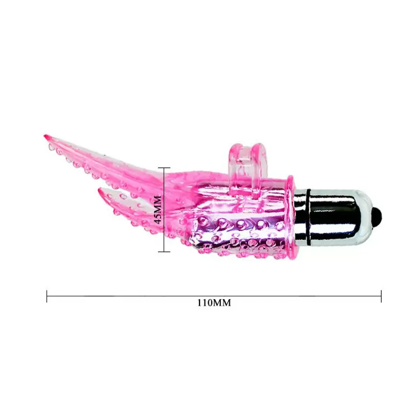 Стимулятор для клитора Lover’s Teaser на палец с вибрацией – розовый