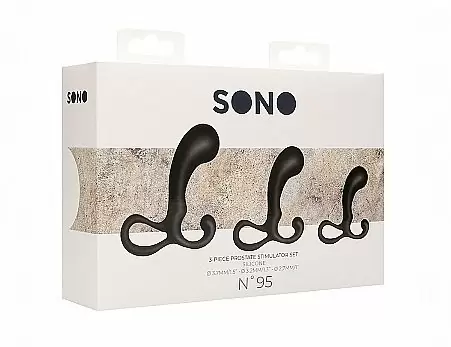 Набор из трех анальных стимуляторов - Piece Prostate Stimulator Set