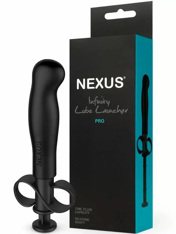 Устройство для введения лубриканта Nexus Infinity Lube Launcher Pro, 15 мл, черный