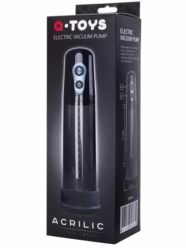 Автоматическая помпа для пениса TOYFA A-Toys – черный