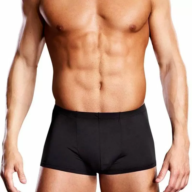 Черные транк-боксеры BlueLine из микрофибры – S/M