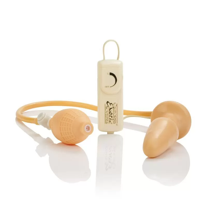 Анальный расширитель Swell Guy с вибрацией – телесный