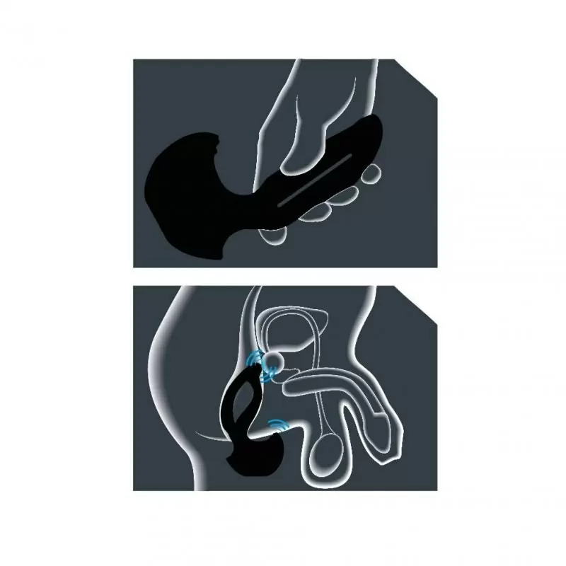 Стимулятор простаты Xpander X3 размер M - черный