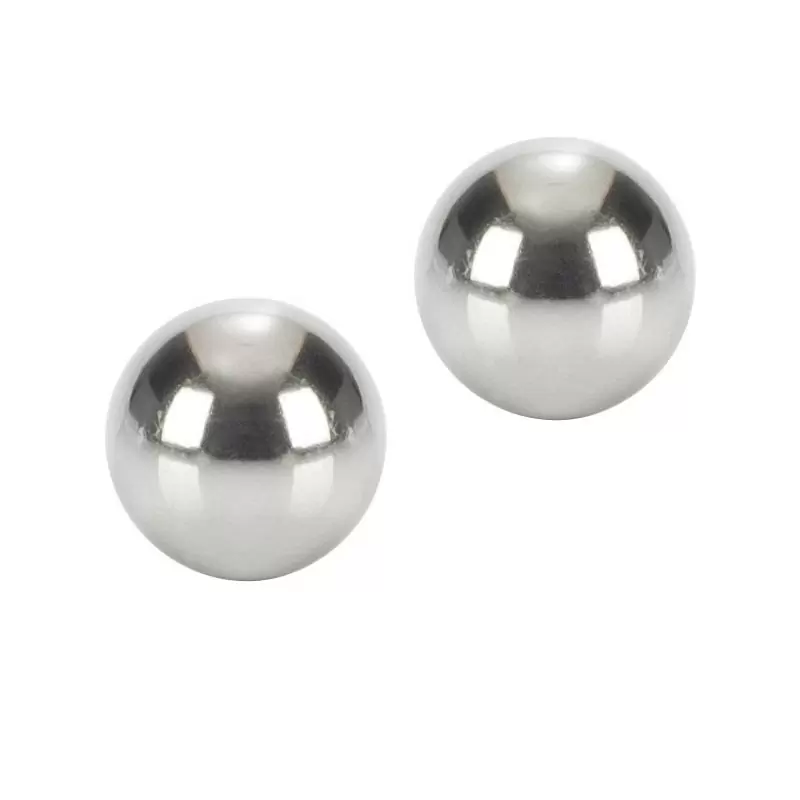 Супертяжелые вагинальные шарики Weighted Orgasm Balls – серебристые