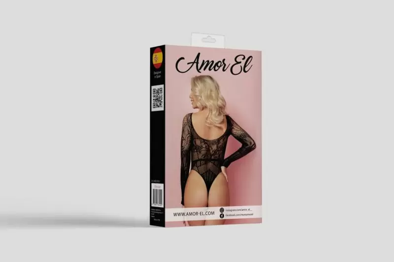 Ажурный боди Amor El (S/L)