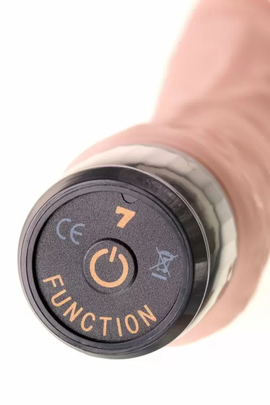 Мультискоростной реалистичный вибратор TOYFA A-Toys 15,9 см – телесный