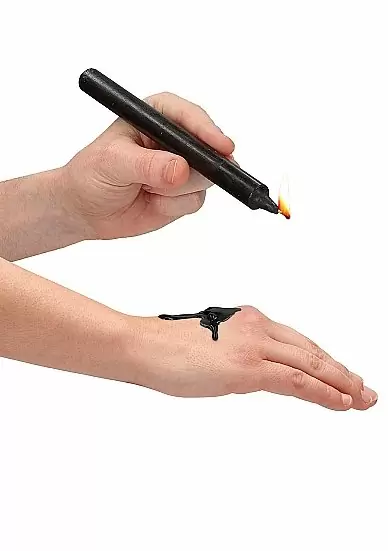 Набор восковых BDSM-свечей Teasing Wax Candles Large, черные