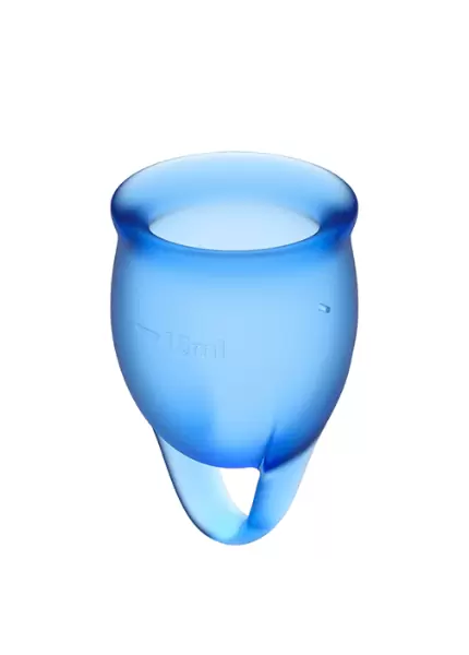 Набор менструальных чаш Satisfyer Feel confident Menstrual Cup (dark blue)
