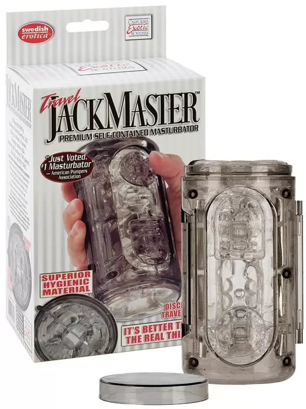 Супер-мастурбатор Travel Jackmaster – серый