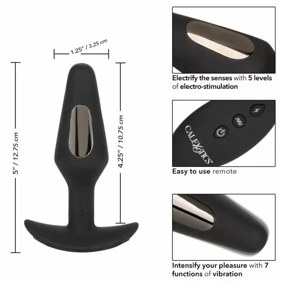 Анальная пробка с электростимуляцией VOLT ELECTRO-FURY