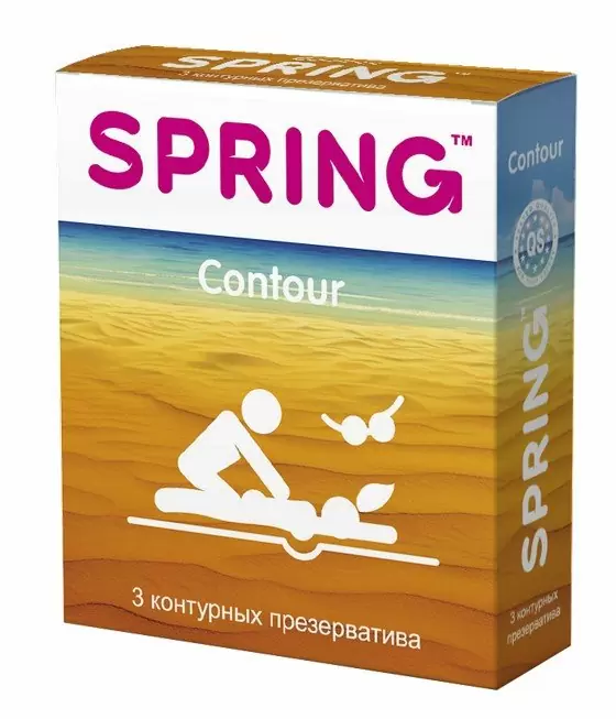 Презервативы SPRING™ Contour, 3 шт./уп. (контурные)
