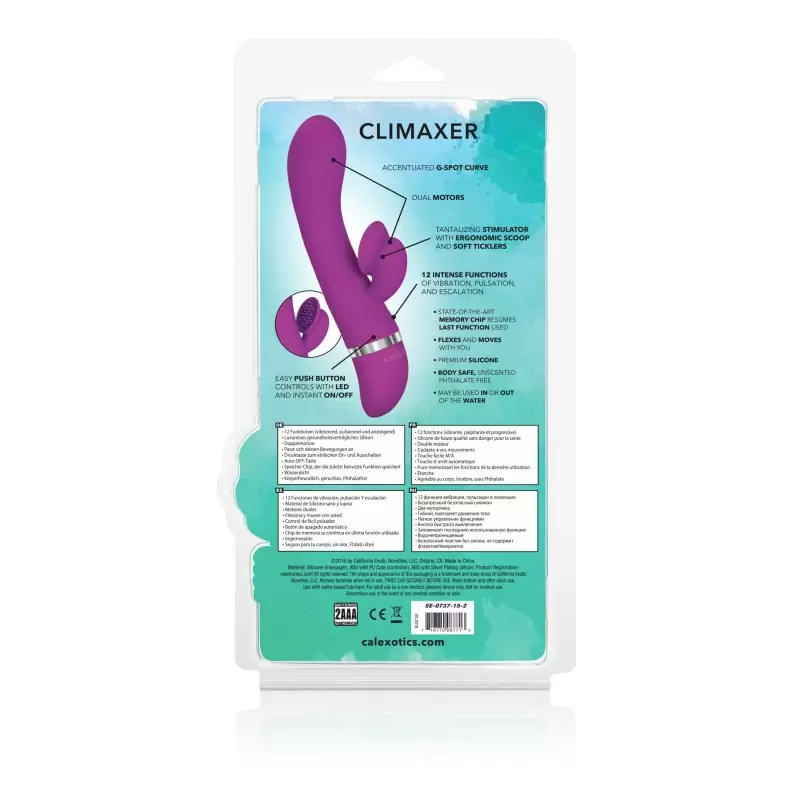 Вибромассажер двойного действия Foreplay Frenzy Climaxer – розовый