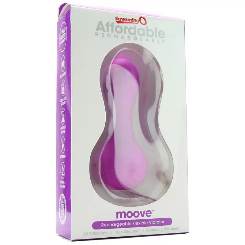 Мини вибратор Screaming O Affordable Rechargeable Moove – фиолетовый