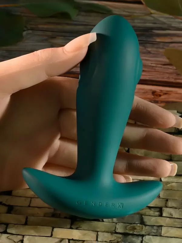 Инновационная анальная вибропробка Evolved Tunnel Tapper, с пультом Д/У, 10 режимов, 12 см