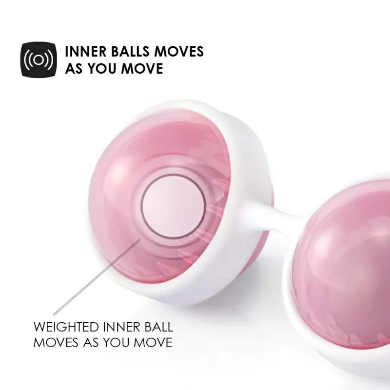 Компактные  вагинальные шарики Lelo Luna Beads Mini, 2 пары, диаметр 3,6 см