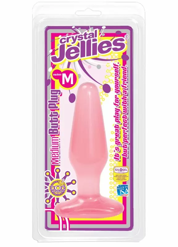 Анальная пробка Crystal Jellies Medium