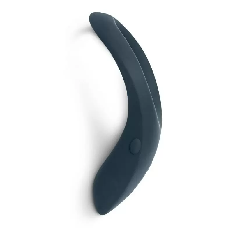 Плотное эрекционное виброкольцо со стимулятором промежности Verge by We-Vibe - серый