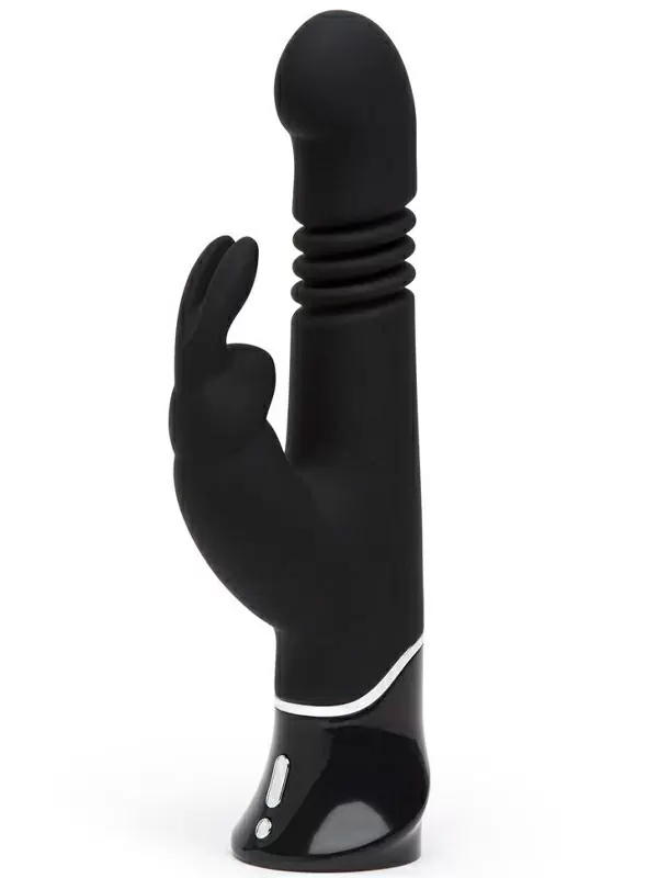 Мощный вибратор-кролик Fifty Shades of Grey Greedy Girl, вращающаяся головка, 12 режимов, 24,1 см, черный