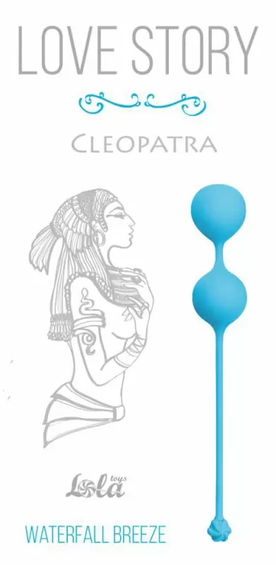 Вагинальные шарики Cleopatra Waterfall Breeze – синий