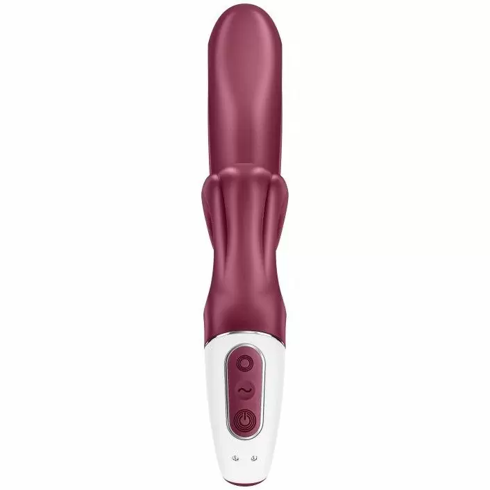 Изогнутый вибратор-кролик Satisfyer Love me, с двумя моторами, 12 режимов, бордовый