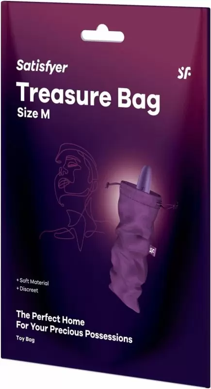 Фиолетовый мешочек для хранения секс-игрушек Satisfyer (M)