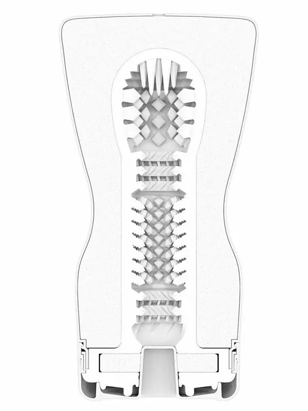 Нереалистичный мастурбатор Tenga Soft Case Cup Gentle, 15,5 см, ТПЭ, белый