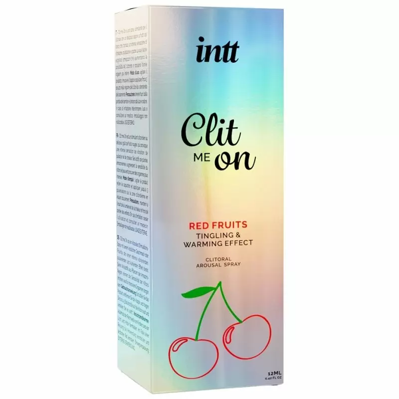 Увлажняющий спрей для тела CLIT ME ON, RED FRUITS, 12 мл