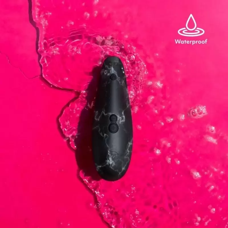 Бесконтактный клиторальный стимулятор Marilyn Monroe Black Marble