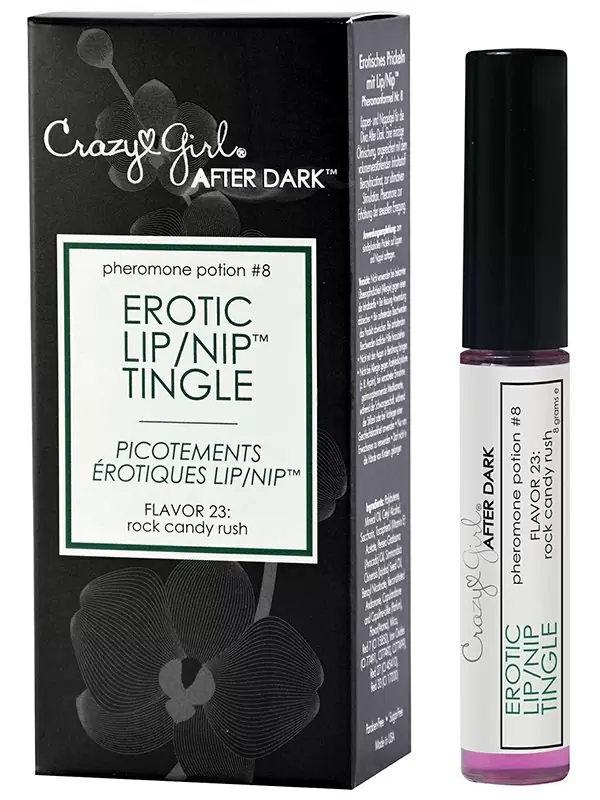 Возбуждающий блеск для губ и сосков с феромонами Crazy Girl After Dark