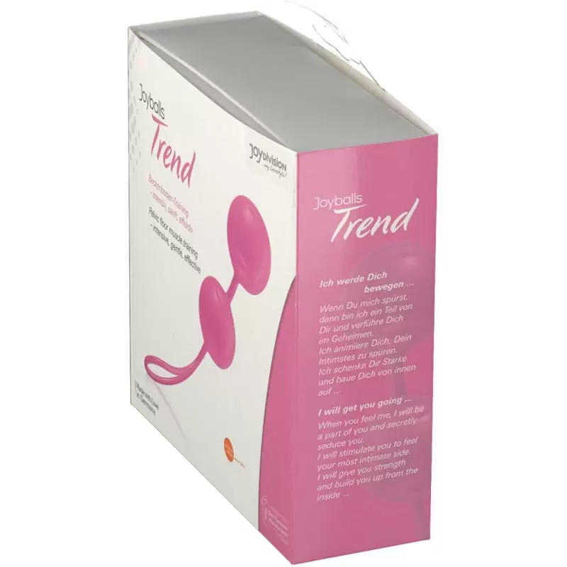 Вагинальные шарики Joyballs Trend со смещенным центром тяжести – светло-розовый