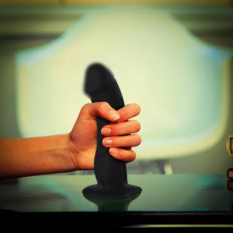 Крупный фаллоимитатор Fun Factory The Boss Stub, 18 см, силикон, черный