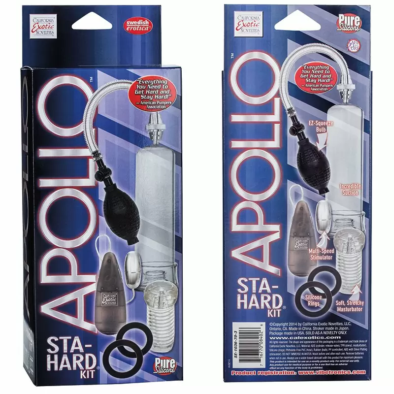 Вакуумная помпа  Apollo Sta-Hard с вибрацией – серый