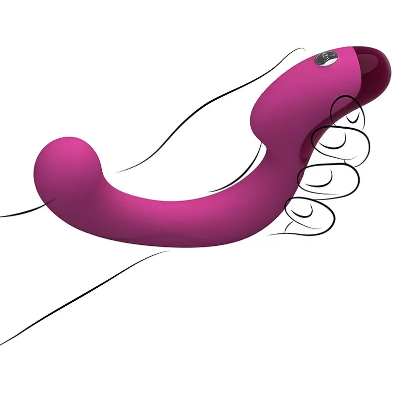 Перезаряжаемый вибромассажер G-точки Skye – розовый