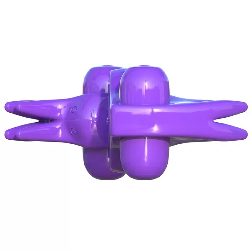 Эрекционное кольцо Wonderful Wabbit с вибрацией – фиолетовый