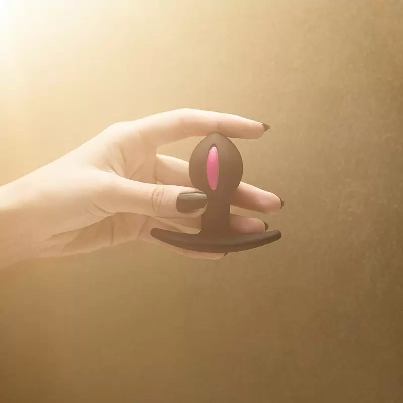 Анальный стимулятор B Ball Uno со смещенным центром тяжести – черный с малиновым