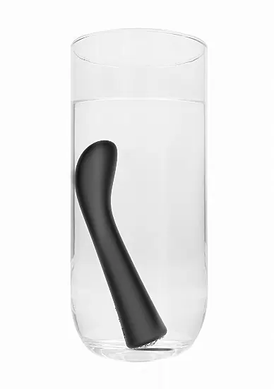 Гибкий вибратор Glimmer, 20,5 см, 10 режимов, силикон, черный