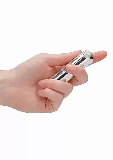 Перезаряжаемая вибропуля BGT - 7 Speed Rechargeable Bullet (серебристая)