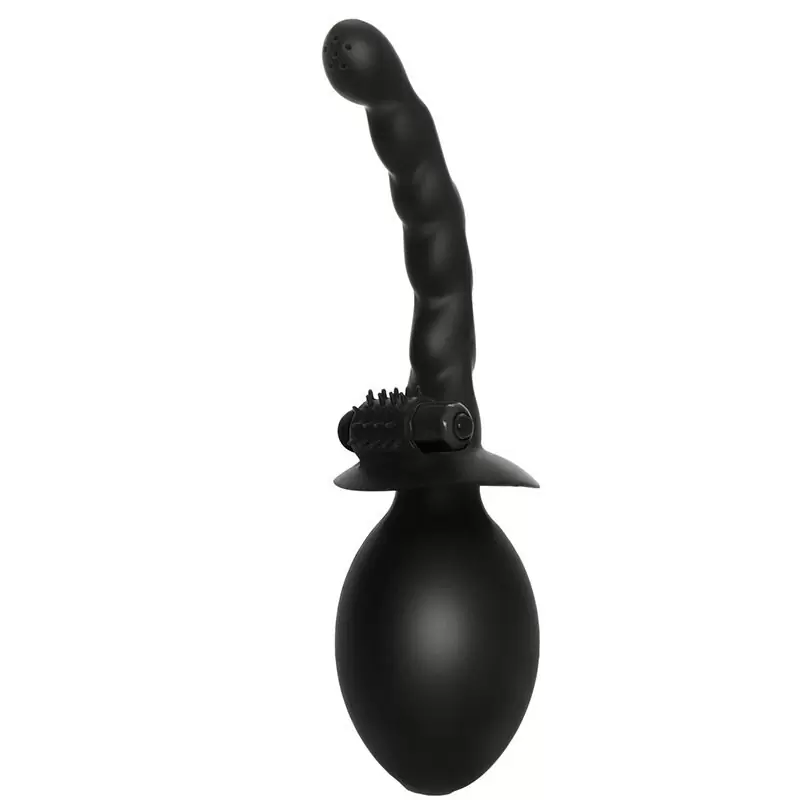 Анальный душ Colt Vibro Cleanse с вибрацией – черный