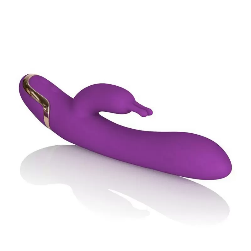 Вибромассажер со стимуляцией клитора Entice Isabella – малиновый