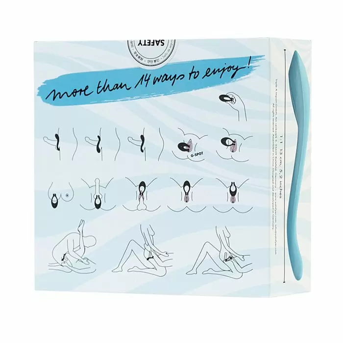 Многофункциональный стимулятор для пар Satisfyer Partner Multifun 1 - голубой