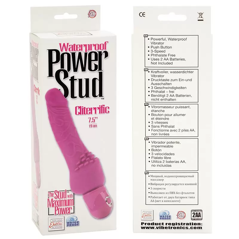 Вибромассажер Power Stud Cliterrific Dong