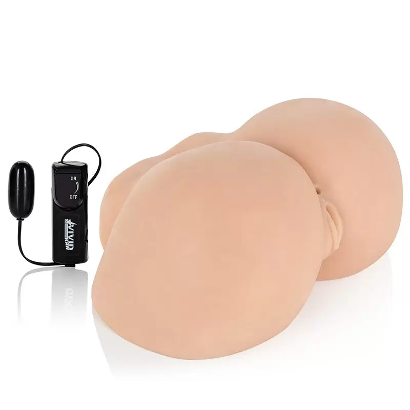 Мастурбатор реалистичный Vivid Raw Assterbator с вибрацией – телесный