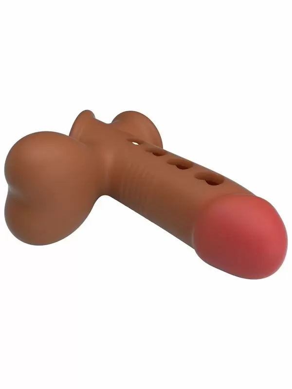 Насадка удлинитель Baile Tyronn, с подхватом мошонки, с воздушным мешочком