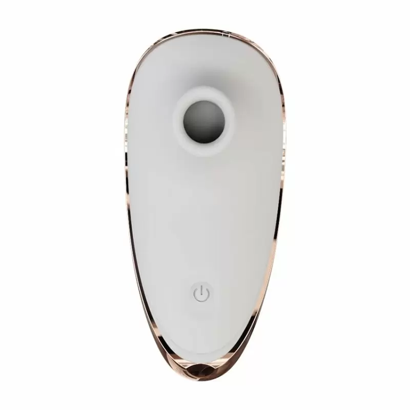 Розовый стимулятор клитора K-King: 10.5 см, 3 режима всасывания, силикон