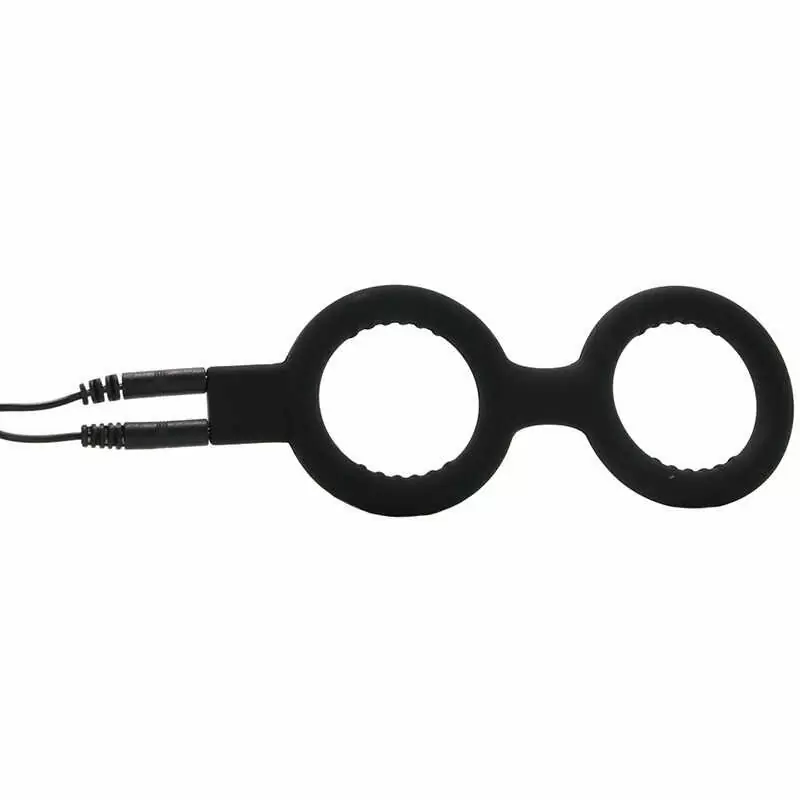 Двойное кольцо с электростимуляцией E-Stimulation Cock Ring with Ballstrap